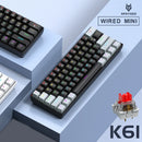Teclado Mecánico Mini RGB - Switches de Alta Respuesta y Diseño Compacto Gamer