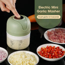 Mini Procesador Eléctrico de Alimentos Pro - 3 Cuchillas y Carga USB (250ml)