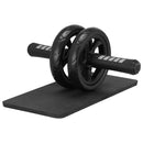 Rueda Abdominal Doble Estabilidad™ - Rodillo Pro con Tapete de Rodillas