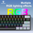 Teclado Mecánico Mini RGB - Switches de Alta Respuesta y Diseño Compacto Gamer