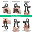 Ejercitador de Agarre Ajustable™ - Fortalecimiento de Mano y Antebrazo (5-60kg)