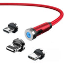 Cable Magnético Infinito 540° Pro™ - Blindado y con Carga Rápida