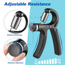 Ejercitador de Agarre Ajustable™ - Fortalecimiento de Mano y Antebrazo (5-60kg)