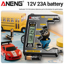 Probador de Baterías Universal Digital - Medidor de Carga para Pilas AA, AAA, 9V y Botón