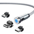 Cable Magnético Infinito 540° Pro™ - Blindado y con Carga Rápida
