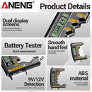 Probador de Baterías Universal Digital - Medidor de Carga para Pilas AA, AAA, 9V y Botón