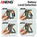 Probador de Baterías Universal Digital - Medidor de Carga para Pilas AA, AAA, 9V y Botón