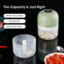 Mini Procesador Eléctrico de Alimentos Pro - 3 Cuchillas y Carga USB (250ml)