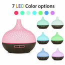 Humidificador y Difusor de Aromas Zen™ - Diseño Madera con Luces LED