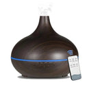 Humidificador y Difusor de Aromas Zen™ - Diseño Madera con Luces LED