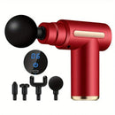 Pistola de Masaje Muscular Pro™ - 30 Niveles y Kit de 6 Cabezales