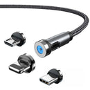 Cable Magnético Infinito 540° Pro™ - Blindado y con Carga Rápida