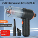 Aspiradora Portátil Turbo 2-en-1™ - Limpieza Extrema para tu Auto y Hogar