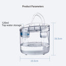 Fuente de Agua Automática Crystal Flow - Diseño Minimalista y Ultra Silenciosa