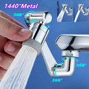 Extensor de Grifo Giratorio 1440° Premium - Brazo Robótico de Metal Multifuncional
