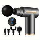 Pistola de Masaje Muscular Pro™ - 30 Niveles y Kit de 6 Cabezales