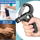 Ejercitador de Agarre Ajustable™ - Fortalecimiento de Mano y Antebrazo (5-60kg)
