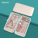 Set de Manicura Profesional 18-en-1™ - Acero Inoxidable de Grado Quirúrgico