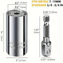 Llave Universal Mágica Pro™ - Adaptador Multifuncional 7-19mm