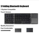 Teclado Bluetooth Plegable con Touchpad™ - Oficina en tu Bolsillo