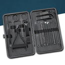 Set de Manicura Profesional 18-en-1™ - Acero Inoxidable de Grado Quirúrgico