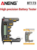 Probador de Baterías Universal Digital - Medidor de Carga para Pilas AA, AAA, 9V y Botón