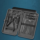 Set de Manicura Profesional 18-en-1™ - Acero Inoxidable de Grado Quirúrgico