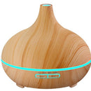 Humidificador y Difusor de Aromas Zen™ - Diseño Madera con Luces LED